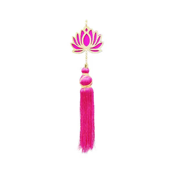 Pink lotus toran for Diwali and pooja decoration pink1