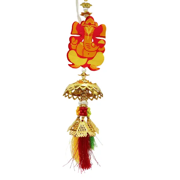 Traditional toran with Kalash Swastik and Ganesha3 (2)