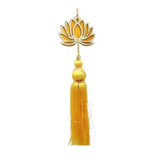 Yellow lotus toran for Diwali and pooja decoration yellow22