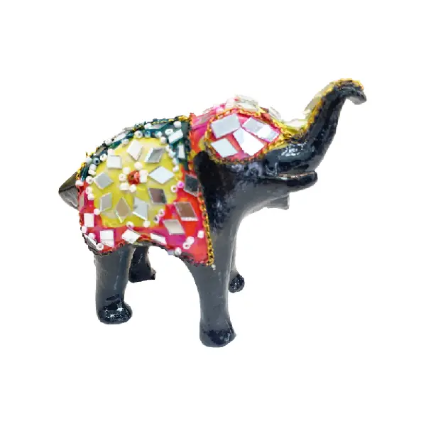 Mosaic Elephant Family Decorative Set3