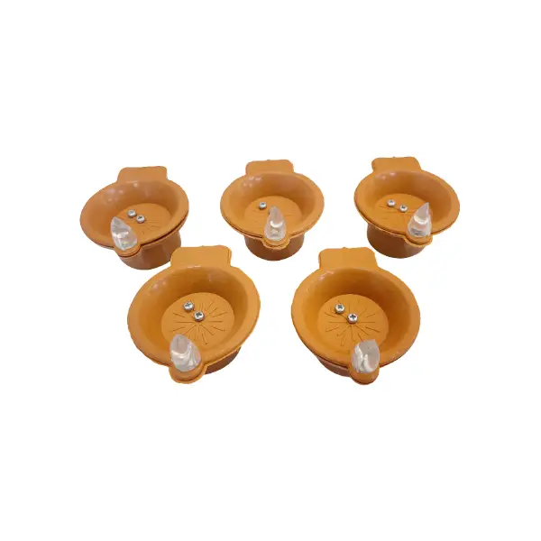 Water Sensor LED Light Diyas - Flameless & Smokeless (Pack of 12)