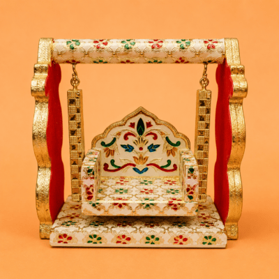 Wooden Laddu Gopal Jhula