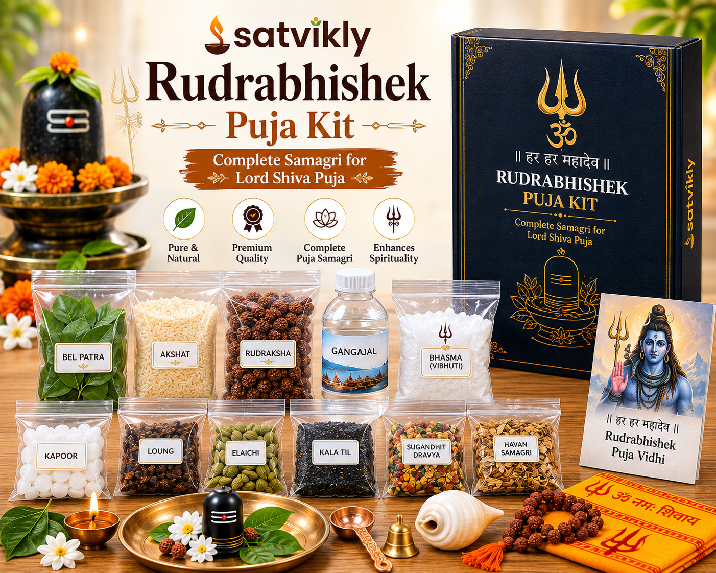 Rudrabhishek Puja Kit Rudrabhishek Puja Kit