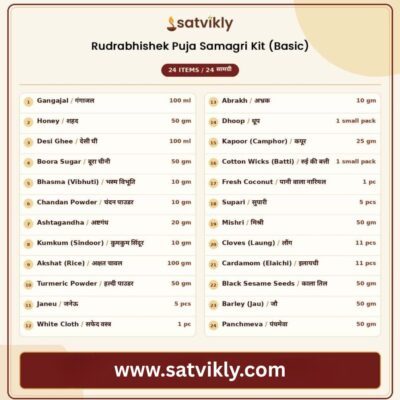 Rudrabhishek Puja Samagri Kit