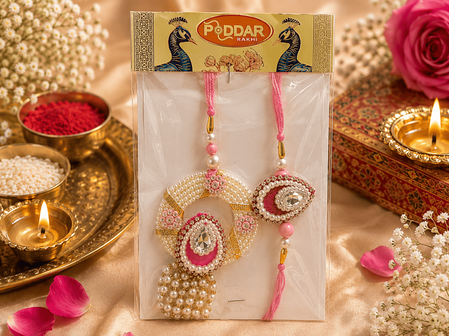 Bhaiya Bhabhi Lumba Rakhi Set1 Bhaiya Bhabhi Lumba Rakhi Set
