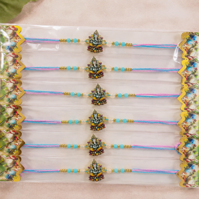 Lord Ganesha Mauli-Thread Rakhi