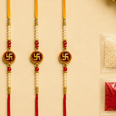 Religious Swastik Mauli Thread Rakhi